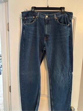 Levi's Dark Blue Straight Leg Jeans